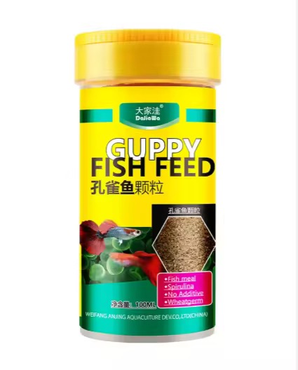 علف لأسماك الجوبي (Guppy Fish Feed)